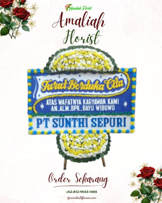 Papan Bunga Duka di Pekayonjaya