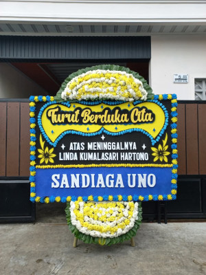Papan Bunga Duka di Pekayonjaya